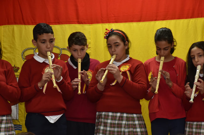 FOTOS | Así ha sido la celebración del aniversario de la Constitución en el Rosalía de Castro