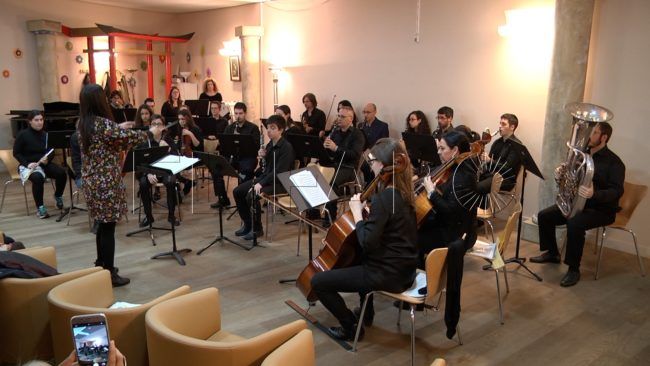 El Conservatorio, bajo la batuta del maestro Bartolomé Pérez