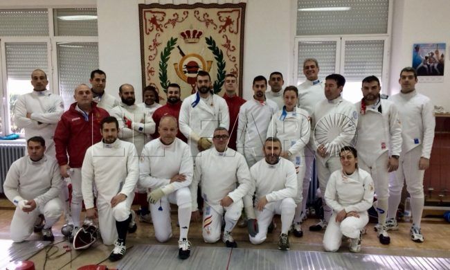 Dos alumnos de la Escuela de Esgrima del ICD participan en el 59º Campeonato Nacional del Ejército de Tierra