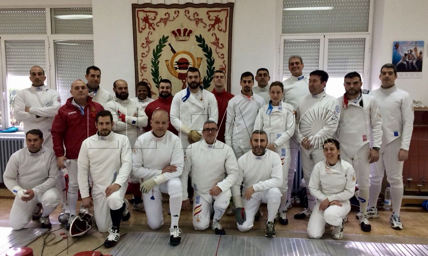 Dos alumnos de la Escuela de Esgrima del ICD participan en el 59º Campeonato Nacional del Ejército de Tierra