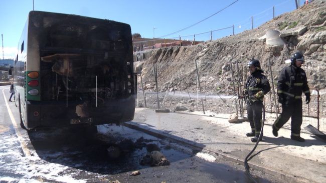 El conductor del autobús incendiado en la frontera: “No pensaba que reaccionaría así en una situación de esta naturaleza”