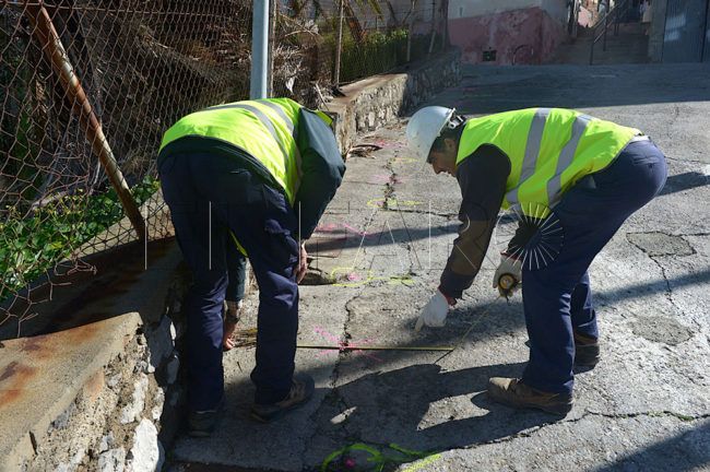 Fomento inicia las obras para consolidar el talud de Alcalá del Valle