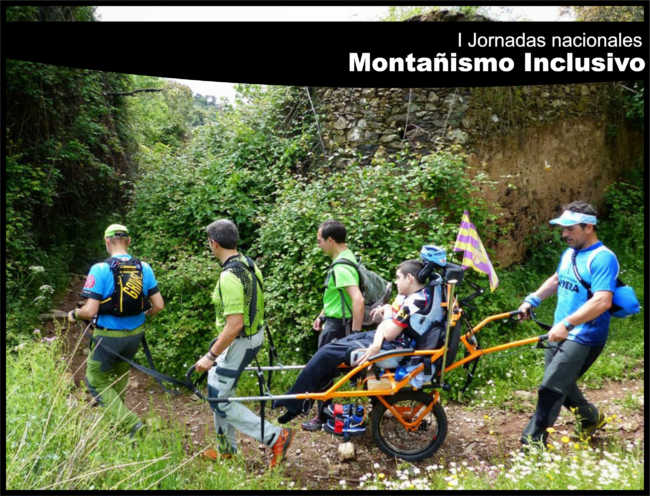 Anyera sube al techo de Huelva, Pico Bonales, en las I Jornadas de Montañismo Inclusivo