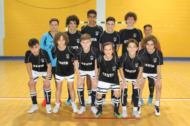 La Selección de Ceuta Infantil de Fútbol Sala debuta frente a la campeona