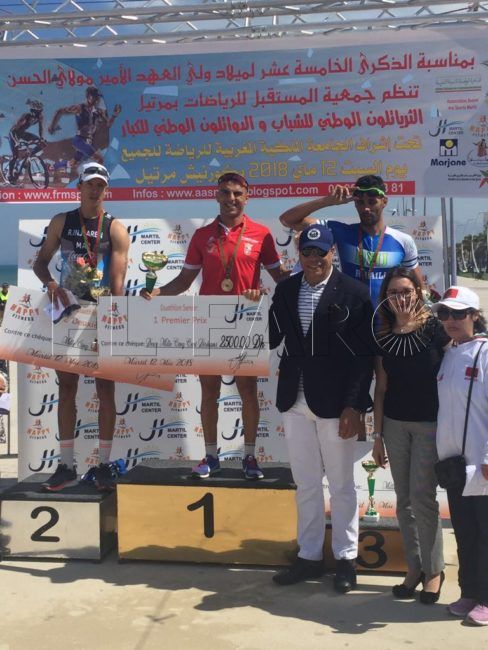Victoria para el ceutí Vilal Ahmed en el duatlón sprint de Marruecos