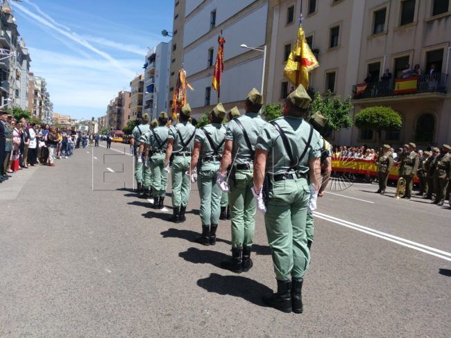 Jura de bandera ceutí en Algeciras