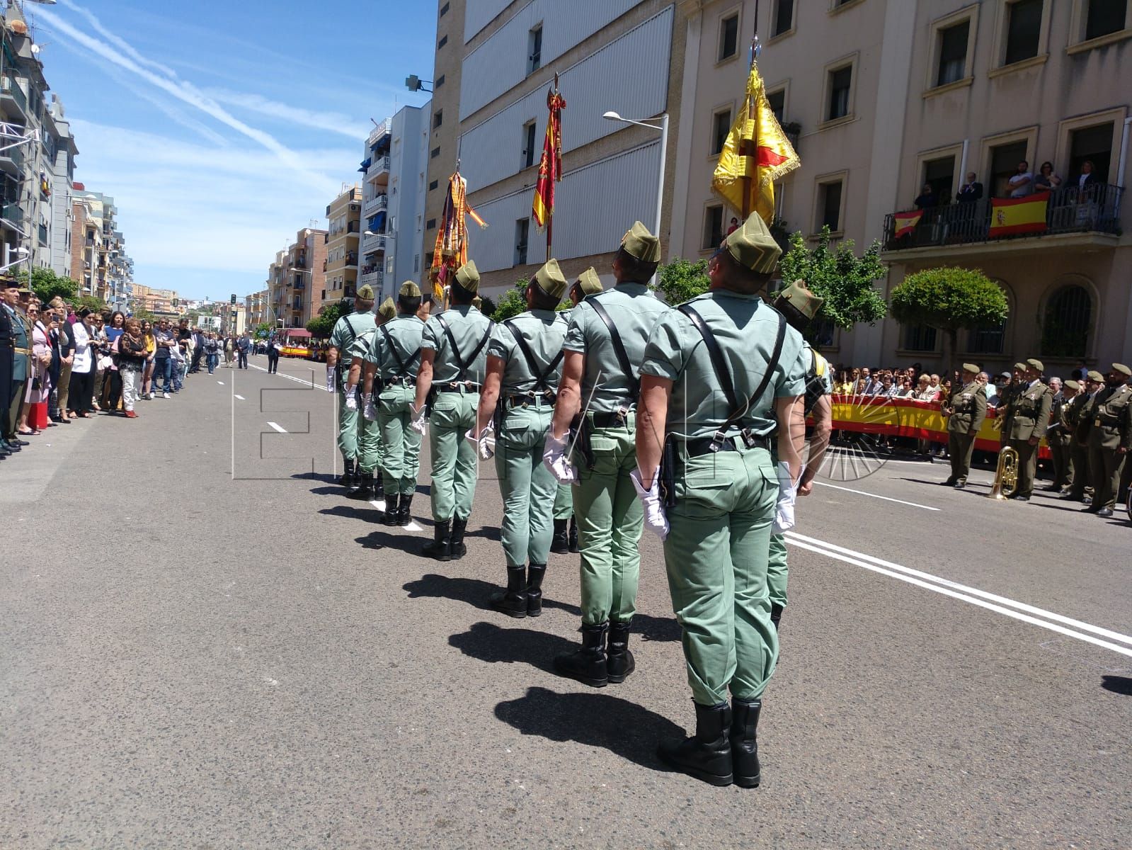 Jura de bandera ceutí en Algeciras