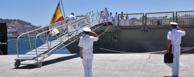 El Alflot visita las instalaciones navales de Ceuta con dos buques
