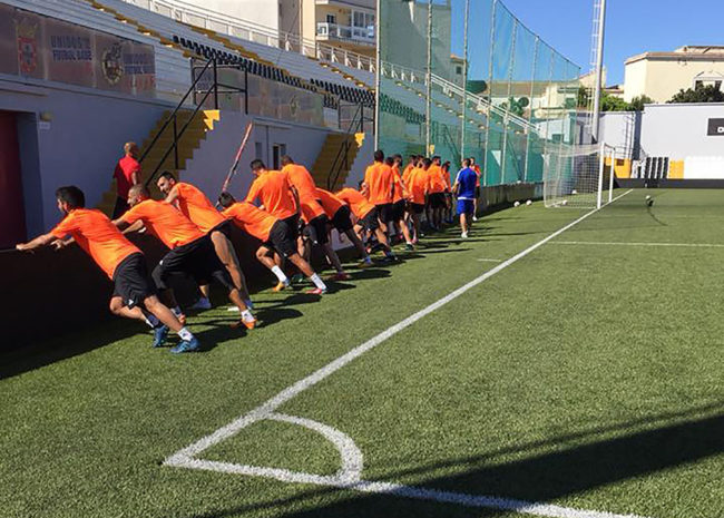 El Ceuta FC trabaja duro en el ‘Murube’