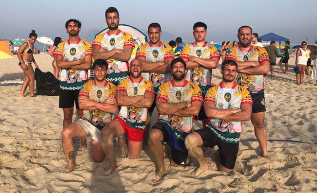 Hércules Rugby Ceuta sigue deslumbrando y se proclama subcampeón del torneo rugby-playa de Algeciras