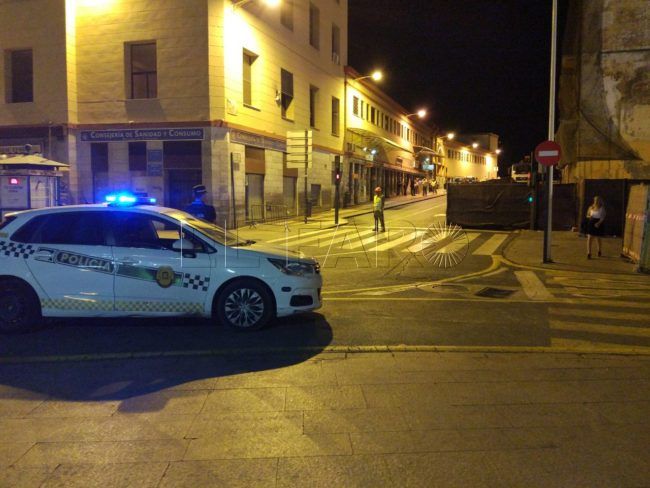 Paralizadas las obras de derribo del café bar Canarias por quejas de vecinos anoche