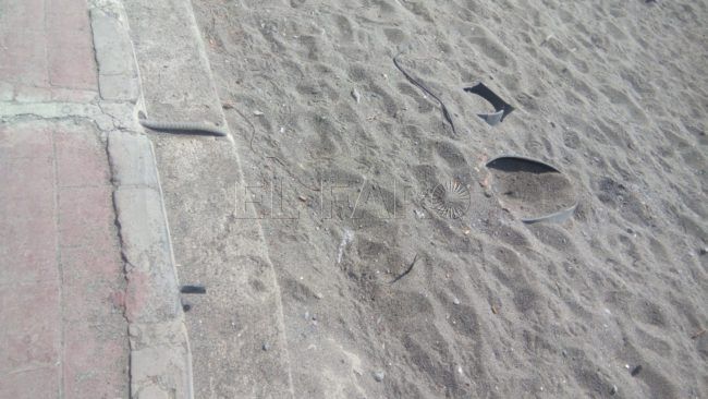 El PSOE de Ceuta denuncia el «mal estado» de la playa del Chorrillo
