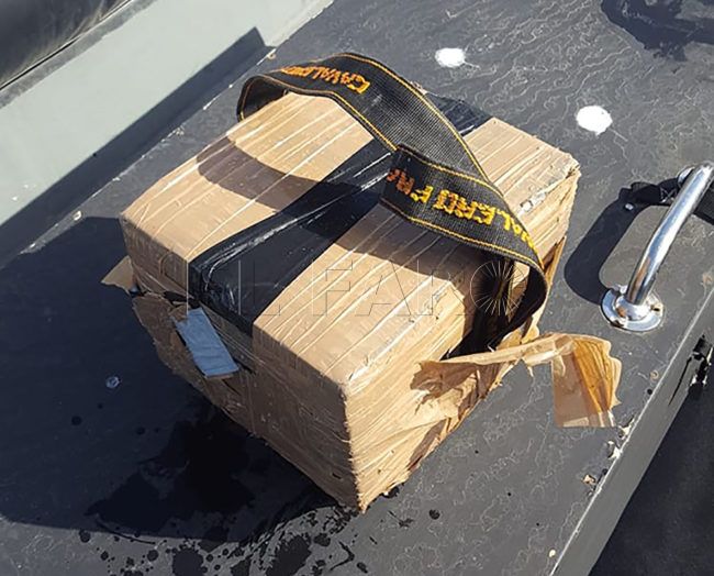 La Guardia Civil de Ceuta halla un fardo de hachís en el mar
