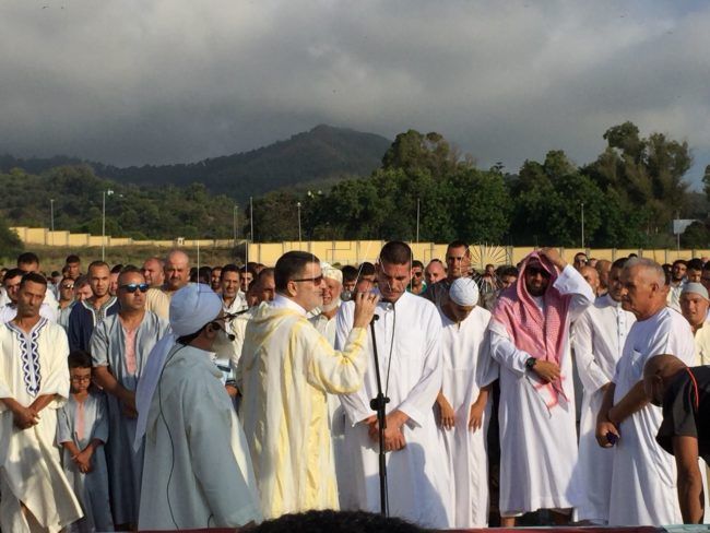 Eid al-Adha 2018 en Ceuta: un hombre se convierte al islam durante la Fiesta del Sacrificio