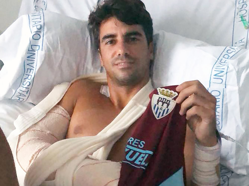 Lebrón, agradecido con el trato del Ceuta