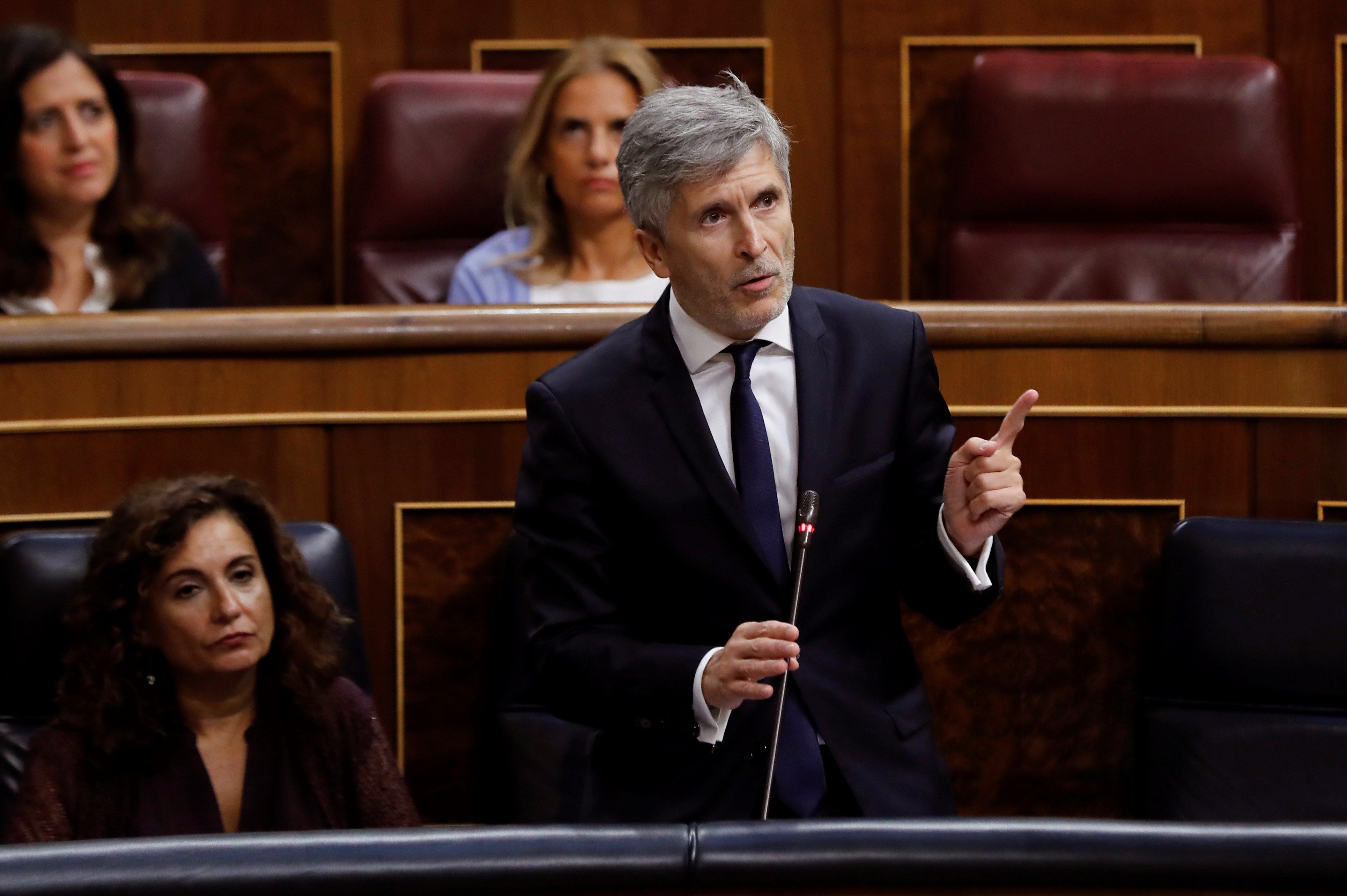 Marlaska: «Trabajamos en la frontera de Ceuta para darles mayor seguridad sin que se violen los derechos humanos»