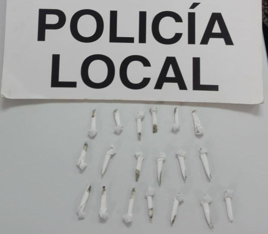 La Policía Local decomisa 19 papelinas de heroína en el Príncipe