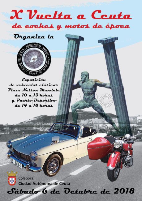 Los coches clásicos tomaran Ceuta el próximo 6 de octubre
