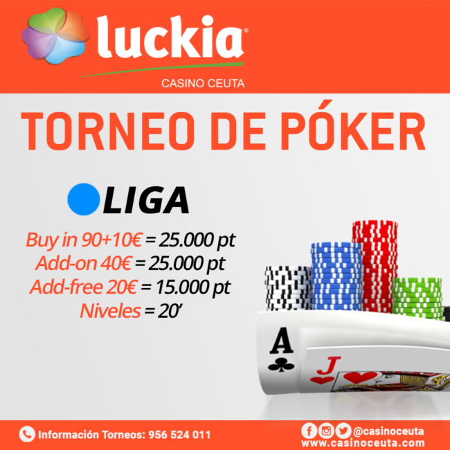 Semana llena de ligas y torneos en el Gran Casino Ceuta