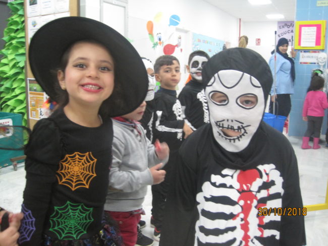 Castañada en el ‘José Acosta’ con el tenebroso toque de Halloween