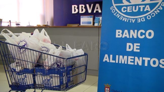 BBVA entrega cerca de 1000 kilos de ayuda al Banco de Alimentos