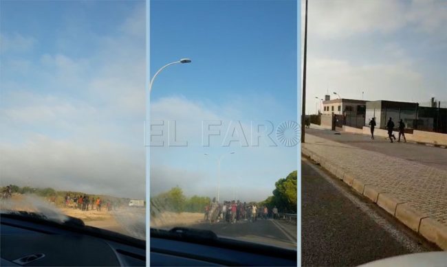 Muere un inmigrante en un salto masivo a la valla de Melilla de 200 personas