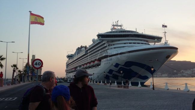 Regresa a Ceuta el crucero gigante ‘Sapphire Princess’