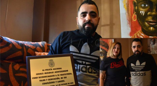 El Faro - El segundo cumpleaños de Ismael, el policía nacional que se jugó la vida en un robo en el ‘García Lorca’