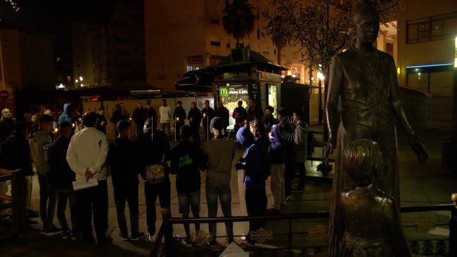 La Frontera Sur, de luto: el Círculo del Silencio de Ceuta, simultáneo al de varias ciudades en España y Marruecos