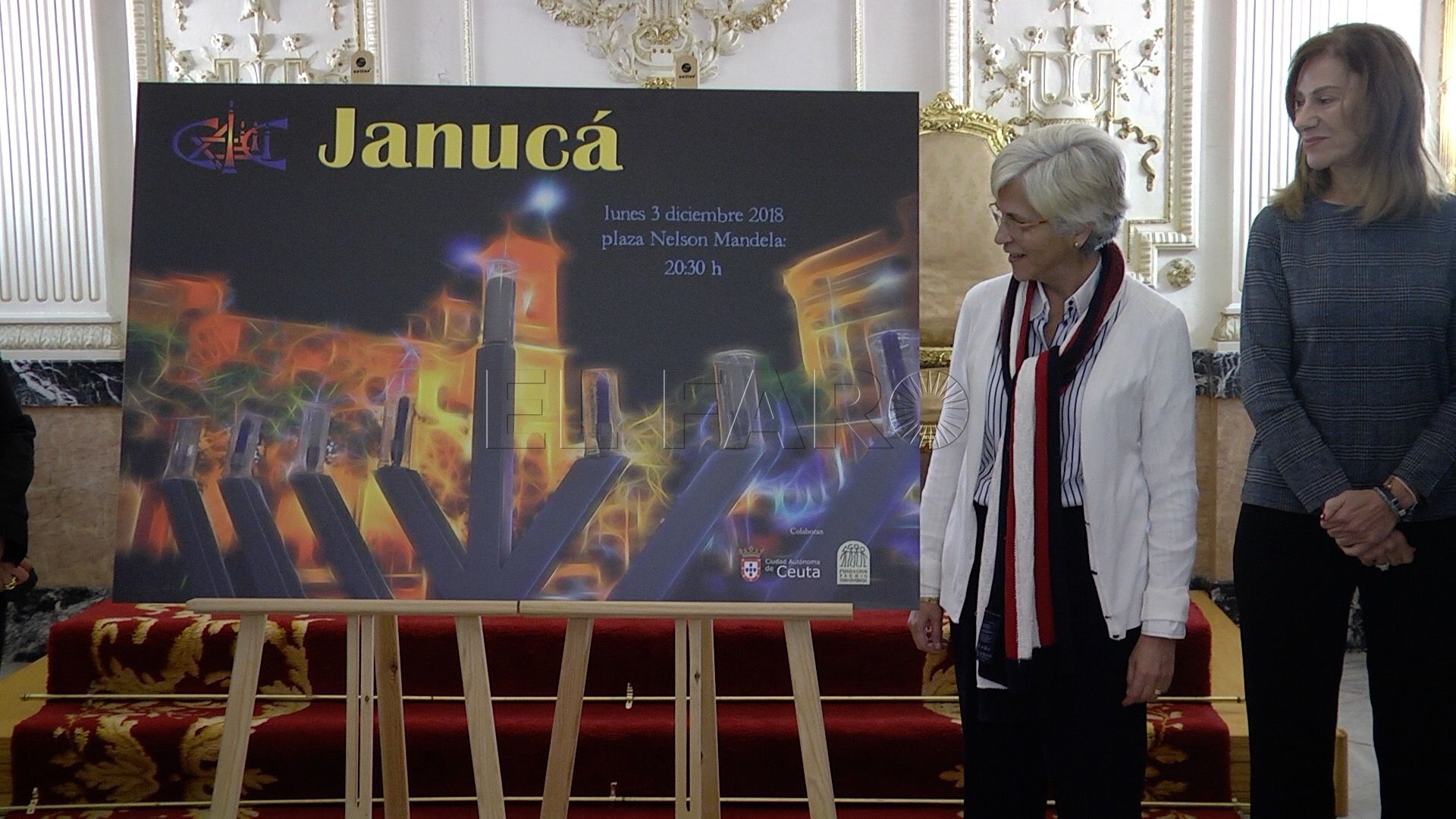 Janucá 2018 en Ceuta: La Comunidad Hebrea presenta el cartel de su festividad