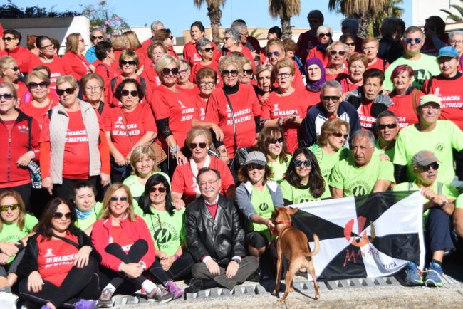 Fotogalería | Así ha sido la Marcha de Mayores en Ceuta