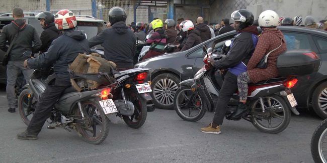 El bloqueo a las motos de mercancías se extiende, como mínimo, a toda la semana