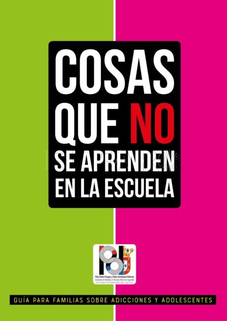 El Plan sobre Drogas edita una guía para ayudar a las familias a detectar conductas de riesgo en sus hijos