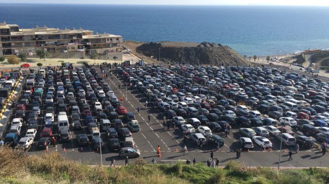 El Faro - Colapso en la explanada de Loma Colmenar y accesos al Hospital y Príncipe