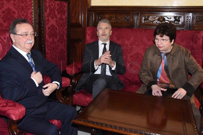 La visita del ministro Grande-Marlaska