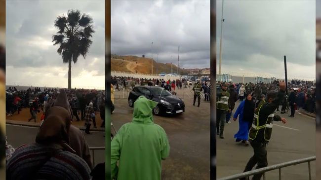 Los porteadores se movilizan ante el bloqueo a la mercancía, la violencia y la falta de derechos en la frontera entre Ceuta y Marruecos
