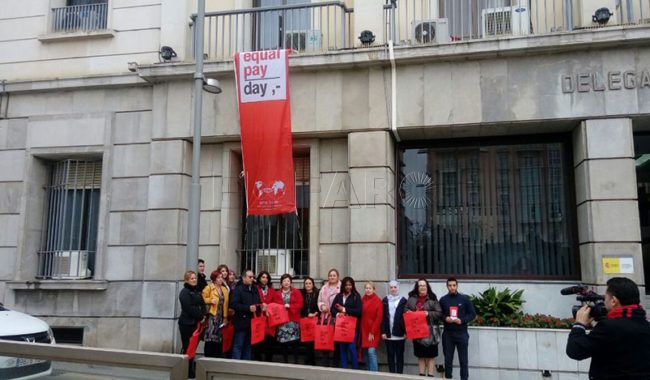 Conmemoran el día de la equiparación salarial