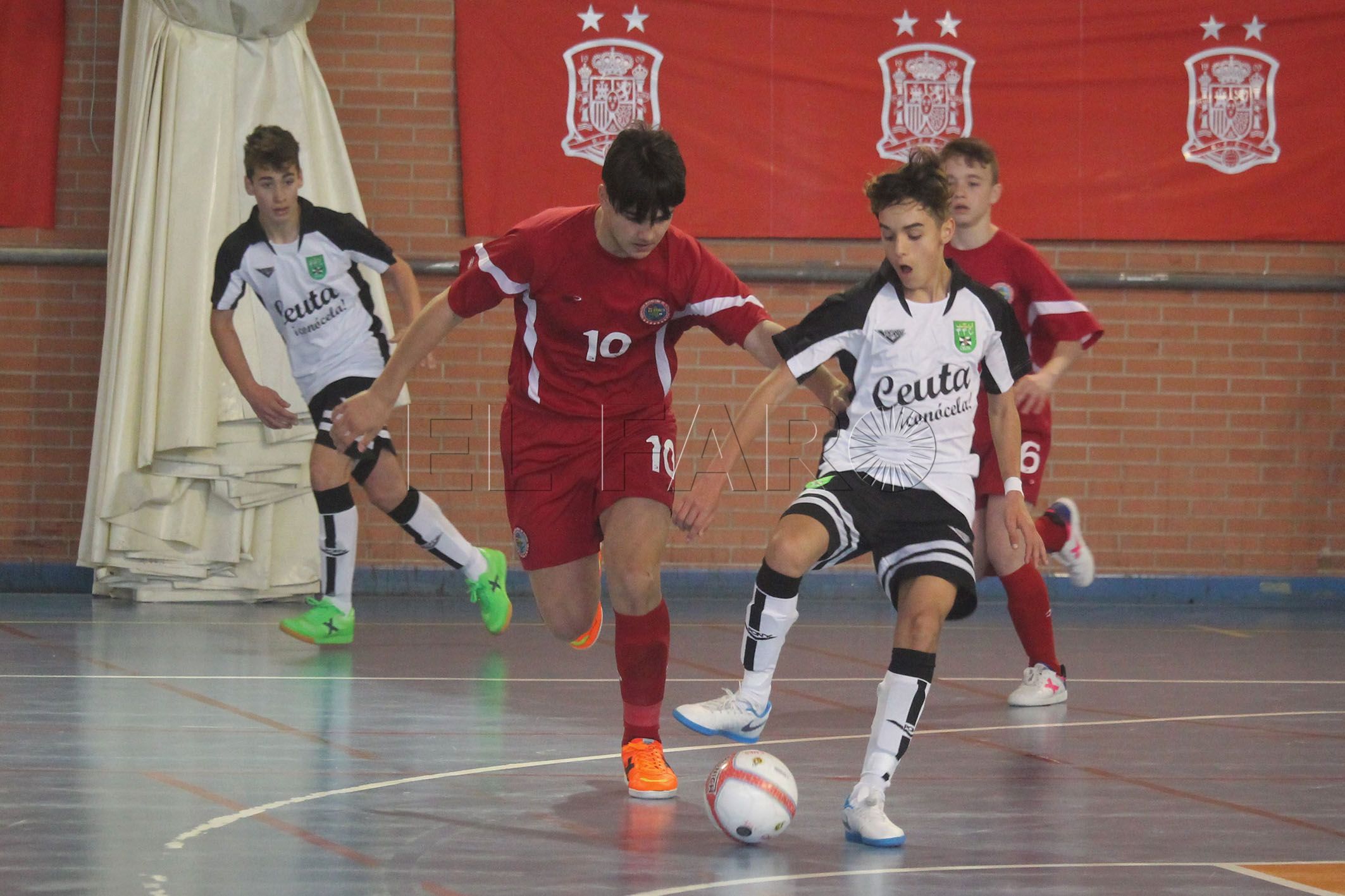 Ceuta suma un empate ante Madrid en el Campeonato de España Infantil de fútbol-sala