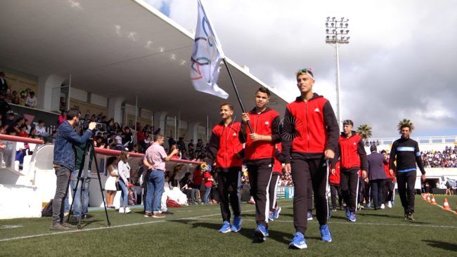 La llama olímpica prende en Ceuta para unir deporte, educación e inclusión