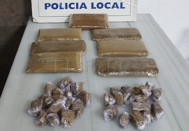 La Policía Local desmantela un punto de menudeo de droga cerca de un centro educativo