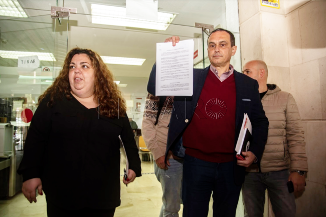 Hernández, citado en el Juzgado para ratificar su denuncia por prevaricación y malversación