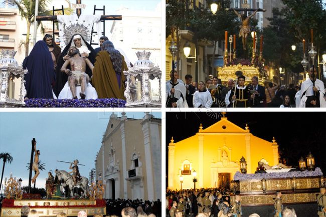Viernes Santo en Ceuta con Valle, Remedios, Expiración y Santo Entierro