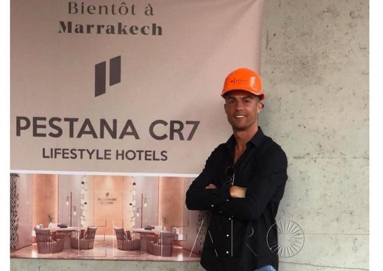 ‎‏Cristiano Ronaldo visita sus inversiones en Marrakech