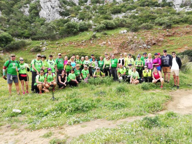 El Club Manada, de ruta senderista en Casares