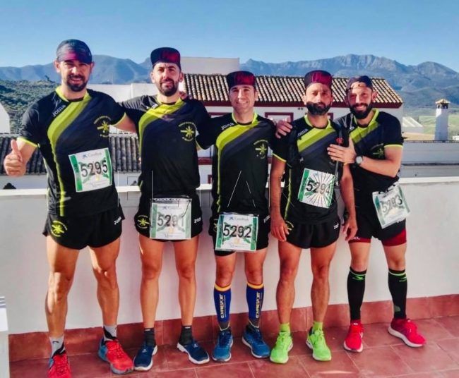 El equipo del Tercio de Ceuta, campeón por equipos en los 101 kilómetros de La Legión en Ronda