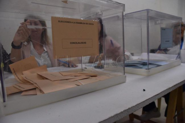 Galería de fotos | Los candidatos ejercen su derecho al voto en las elecciones locales y europeas