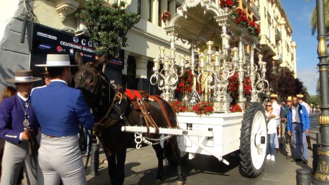 Los rocieros ceutíes inician su peregrinación hacia Almonte