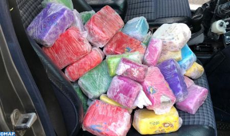 La policía marroquí decomisa en la frontera con Ceuta más de 30 kilos de hachís