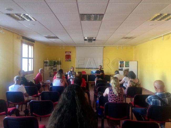 Dos ceutíes en las jornadas libertarias organizadas por la CGT en Ruesta