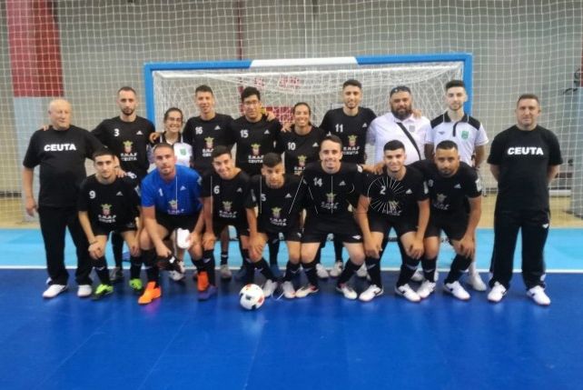 Los árbitros de Ceuta en el Memorial ‘Miguel Romero’ de fútbol-sala